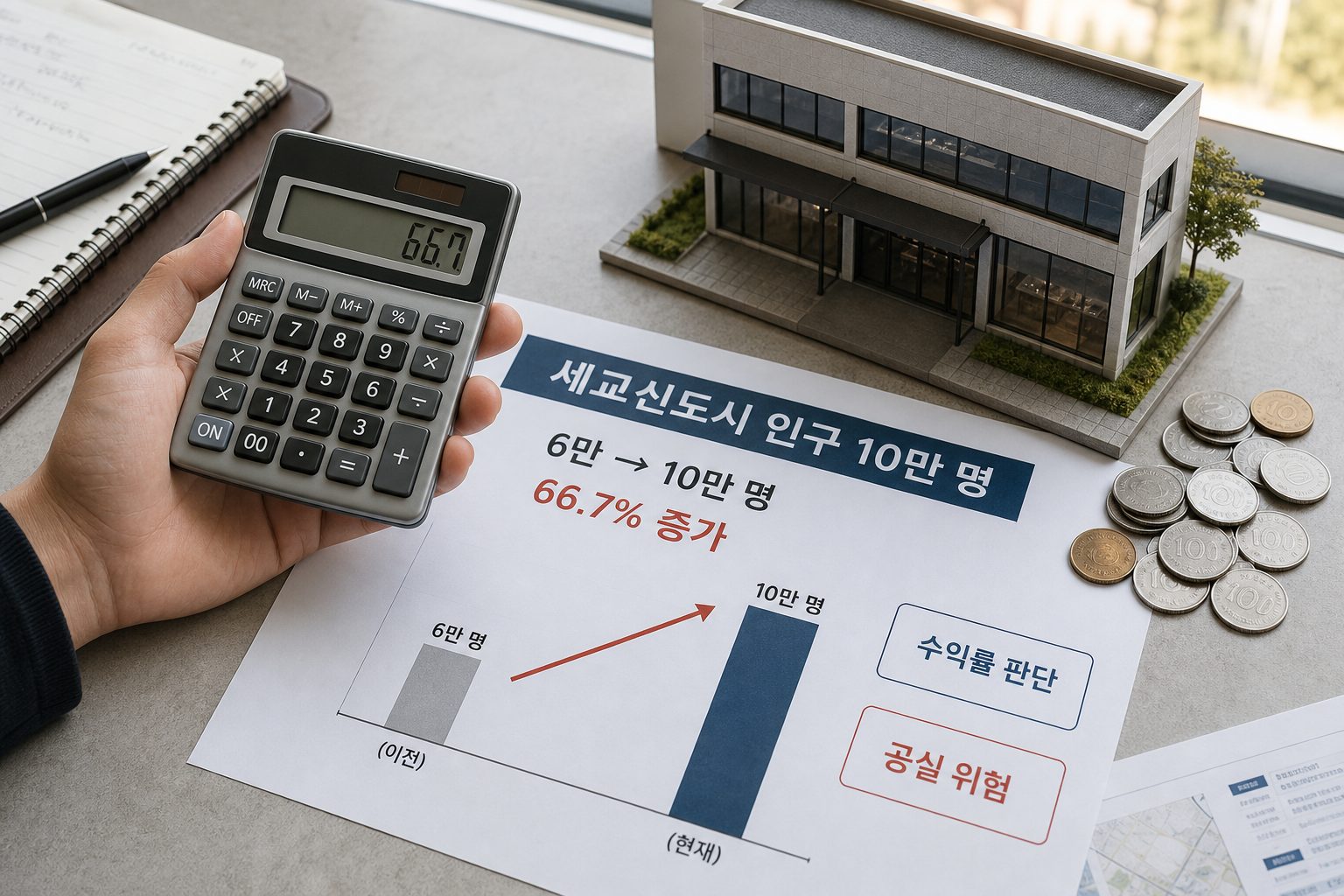 세교신도시 인구 데이터를 활용한 상가 수익률 판단 기준