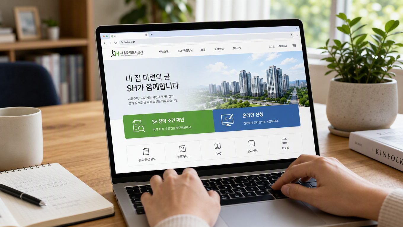 SH 청약 조건 확인과 신청 사이트 이용 방법