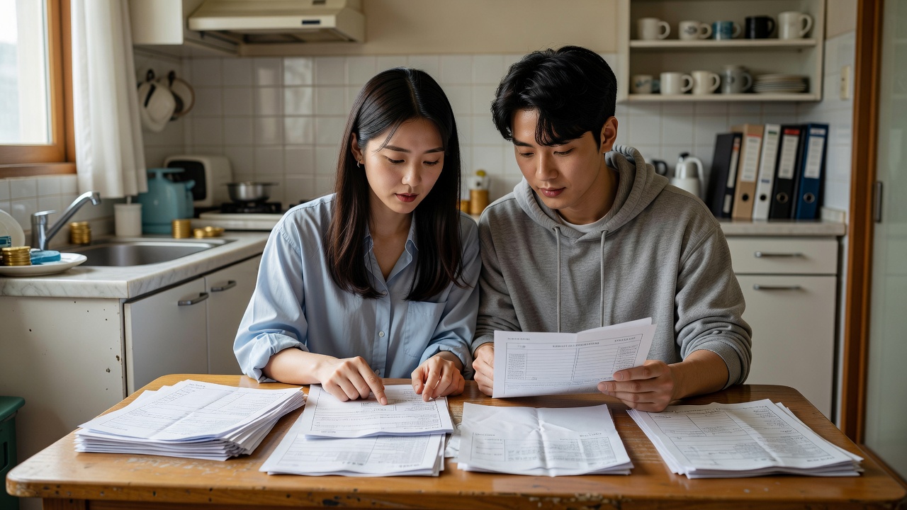 lh 행복주택 신혼부부 소득 기준 확인 장면