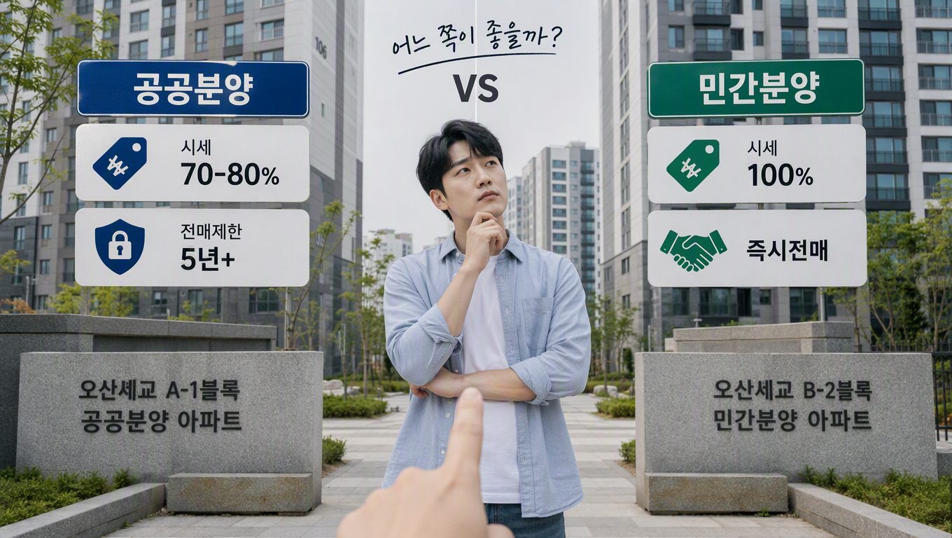 공공 분양 민간 분양 차이