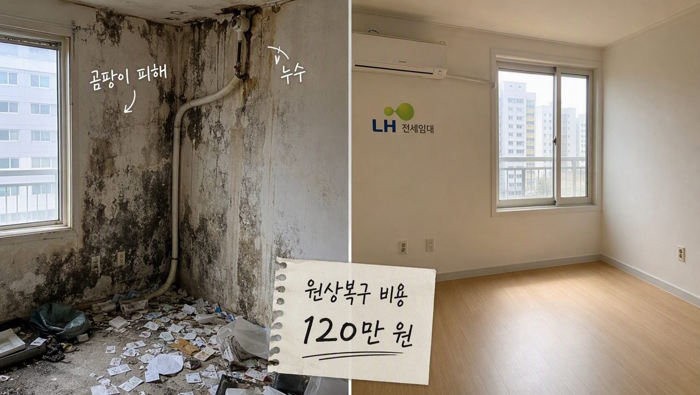 LH전세임대 퇴거 시 원상복구 책임과 피해 비용 부담은 어디까지인가