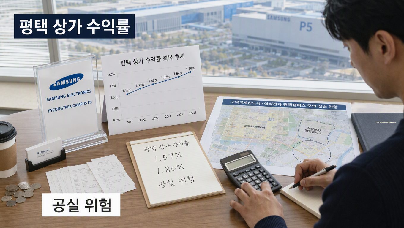 평택 상가 수익률과 공실 위험 판단 기준 평택 부동산 시장