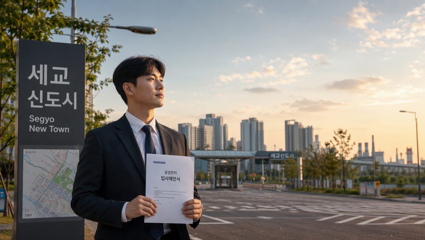 삼성전자 평택 캠퍼스 채용 지원자가 세교신도시를 선택하는 이유