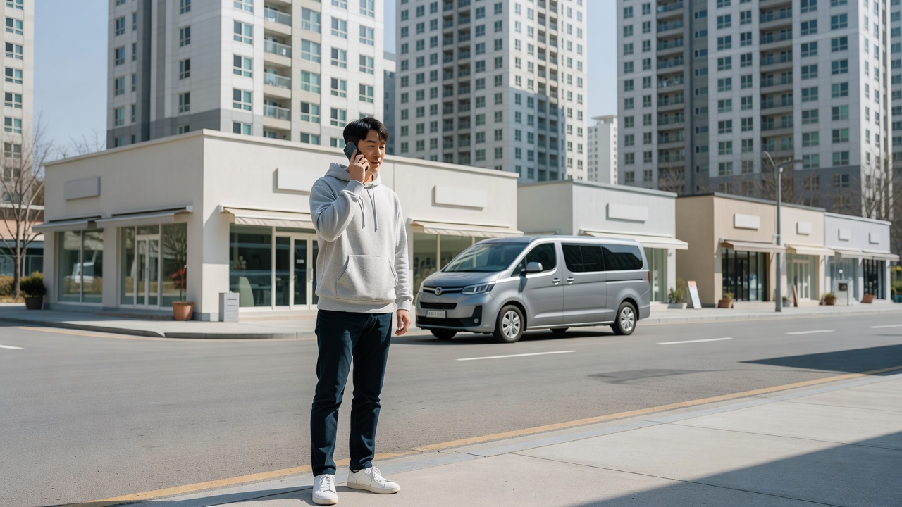 세교신도시 상가에서 삼성전자 평택캠퍼스 셔틀버스 호출