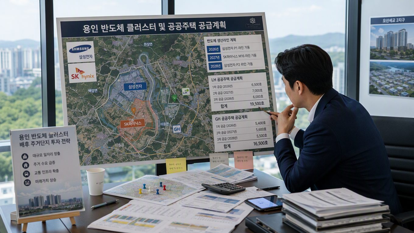 용인 반도체 클러스터 이전 논란 결론과 세교신도시 상가 투자 기준