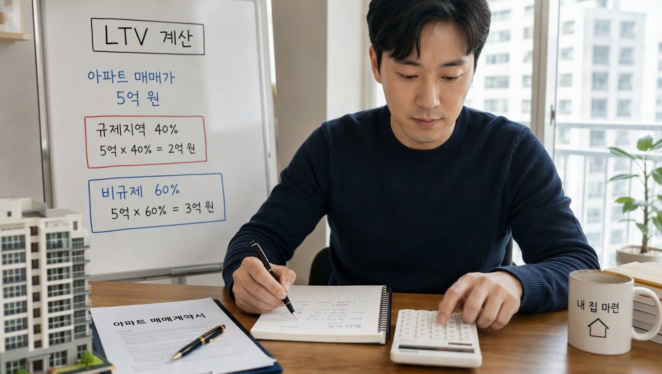 1주택자 주택담보대출 ltv 한도와 계산 기준 정리