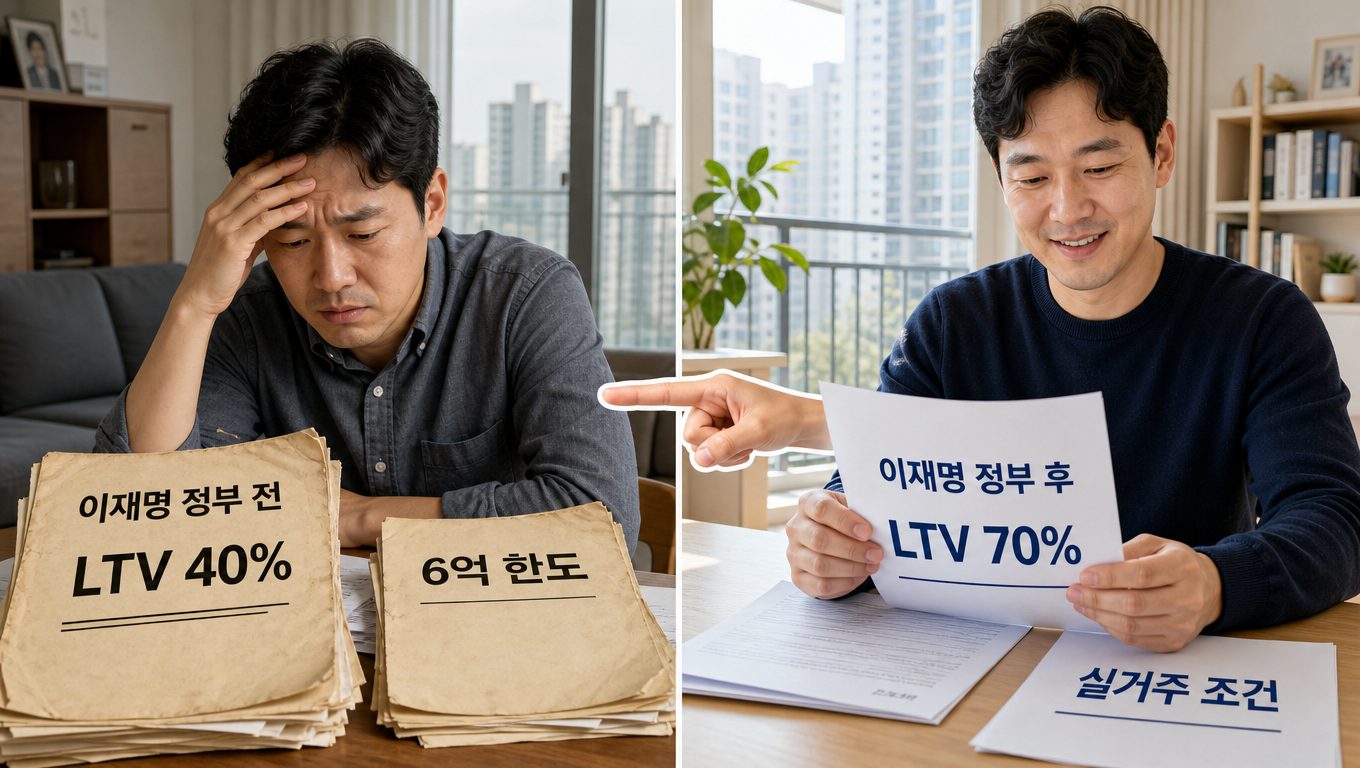 이재명 정부 부동산 세금이 1주택자 주담대 한도 기준에 미치는 변화