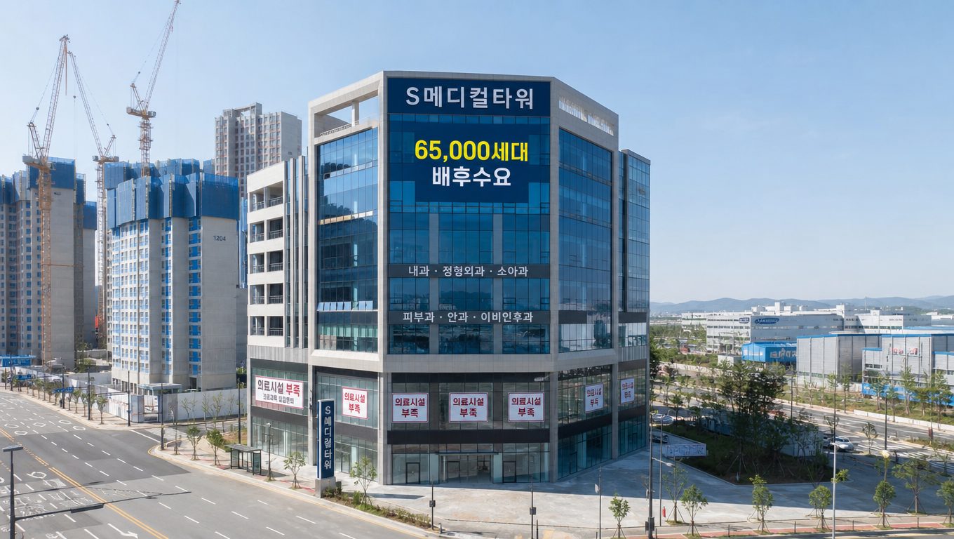 세교신도시 병원 상가 수요 부족 이유와 개발 영향