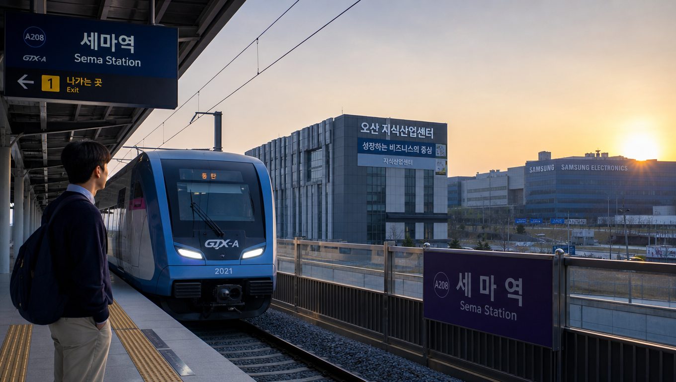 오산 지식산업센터 세교 입지와 GTX·SRT 교통 호재