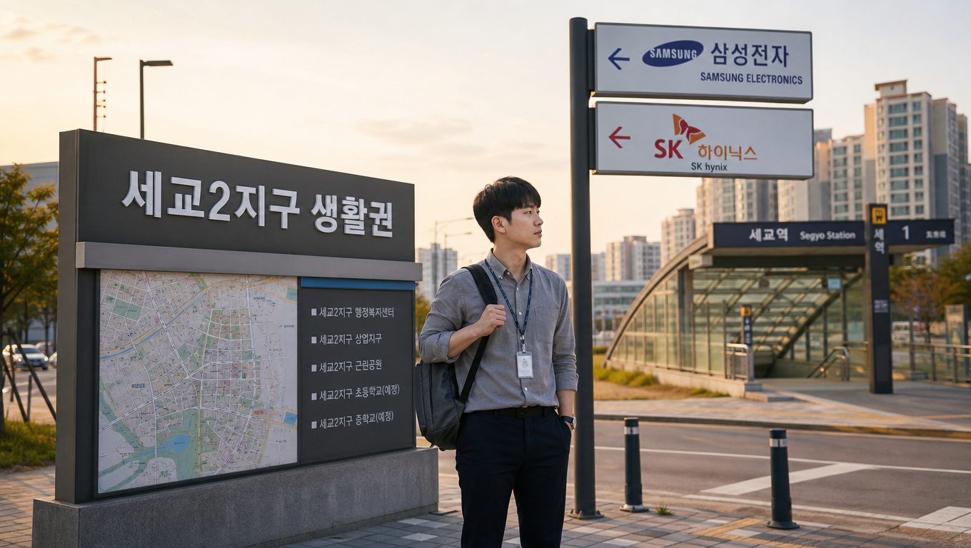 세교2지구 생활권 반도체 클러스터 배후수요 이유