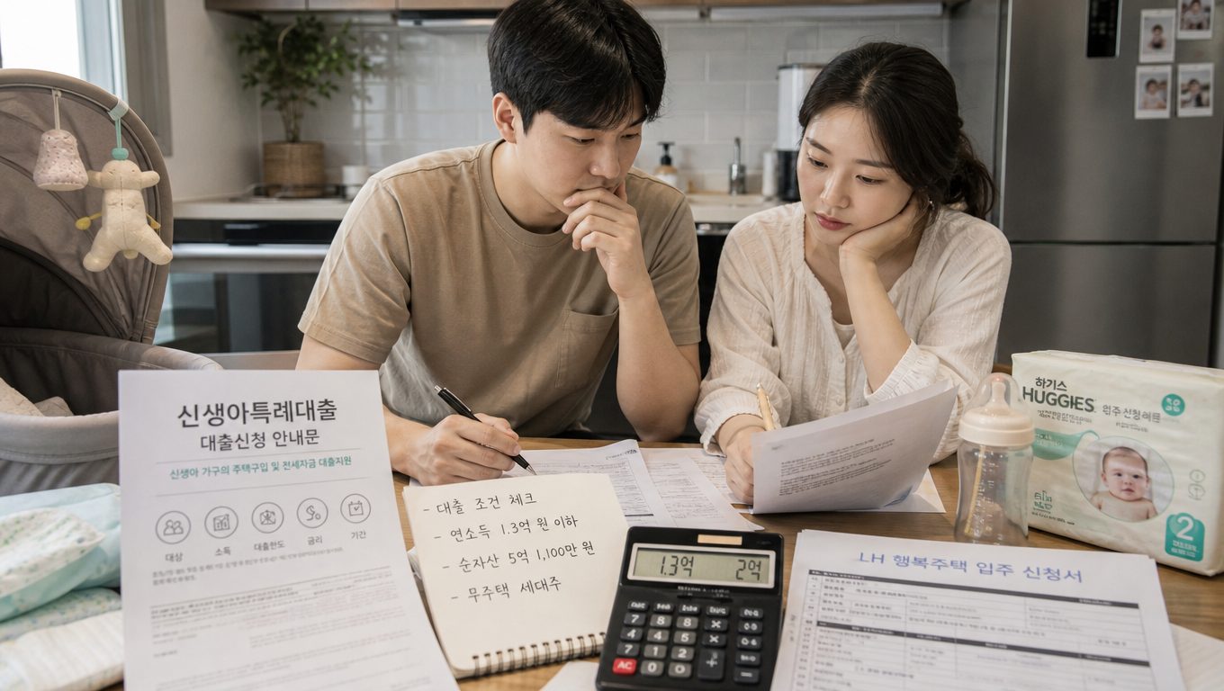 세교지구 신생아특례대출 소득 기준과 자산 요건