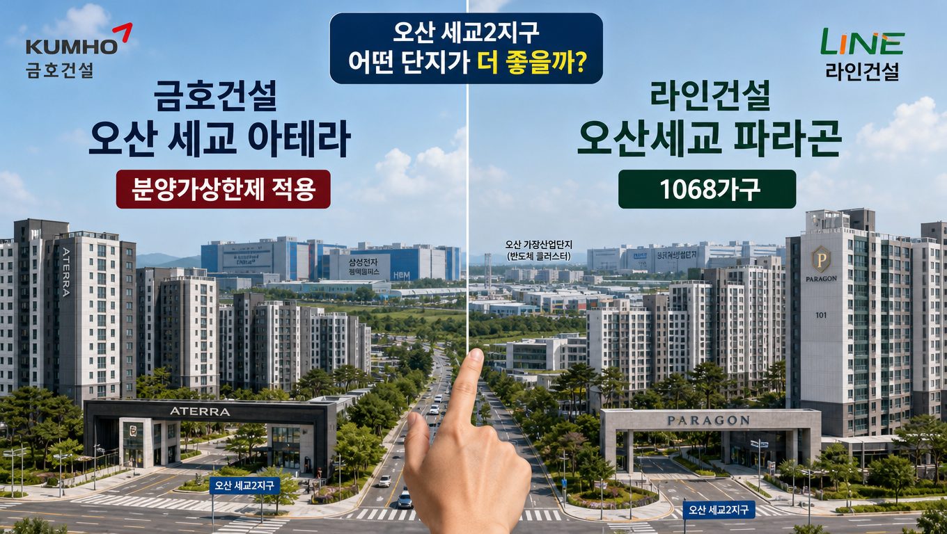 오산 세교 분양 아파트 분양가상한제 적용 단지