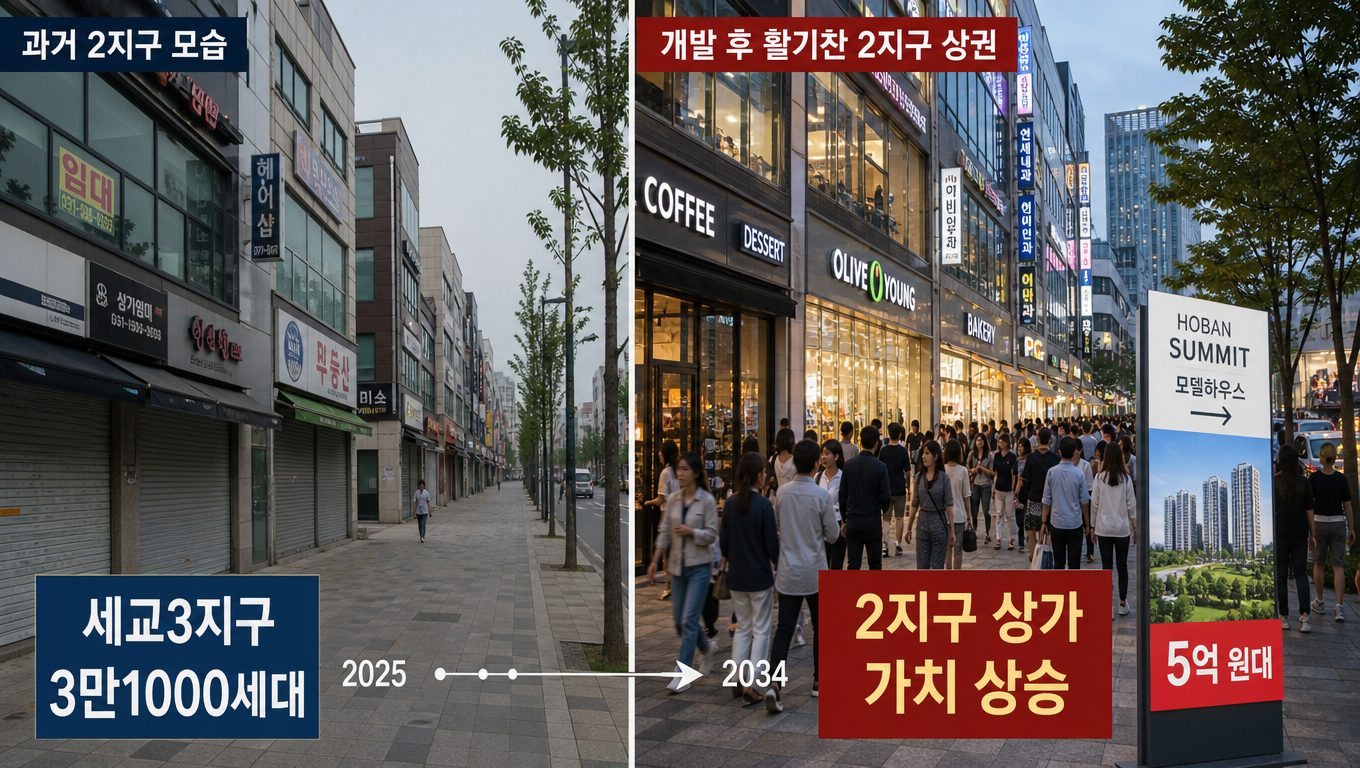 세교3지구 개발이 2지구 상가 가치에 미치는 영향
